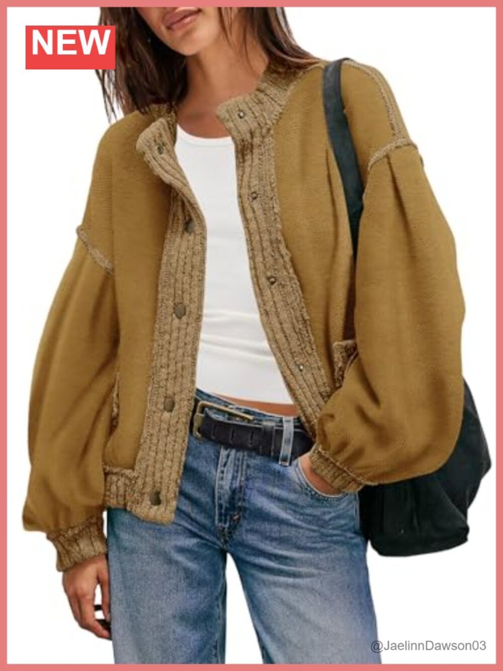 Womens Ribbed Knit Button Down Cardigan Lightweight Sweater Coat with Pockets